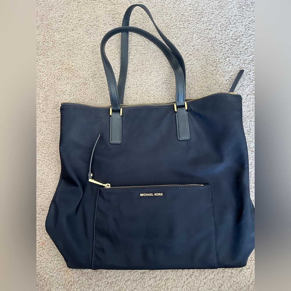 Michael Kors Blue Nylon Shoulder Bag
